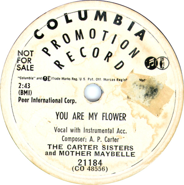 ladda ner album The Carter Sisters & Mother Maybelle - You Are My Flower I Aint Gonna Work Tomorrow