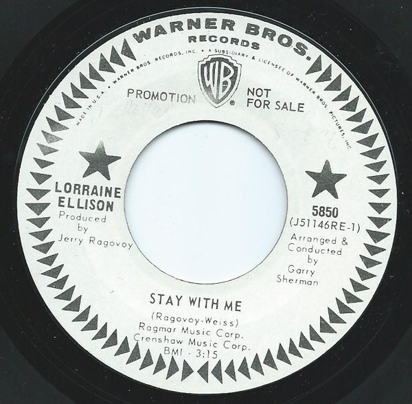 Lorraine Ellison – Stay With Me (1966, Vinyl) - Discogs