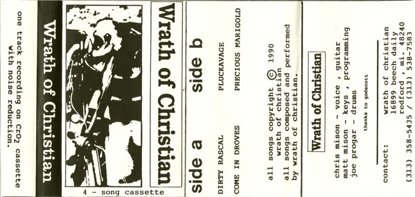 baixar álbum Wrath Of Christian - 4 Song Cassette