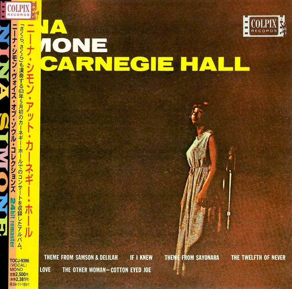 Nina Simone – At Carnegie Hall (2004, Paper Sleeve, CD) - Discogs