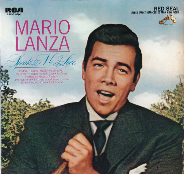 Mario Lanza – Speak To Me Of Love (Vinyl) - Discogs