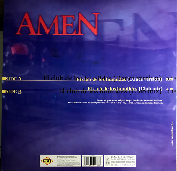 descargar álbum Amen - El Club De Los Humildes