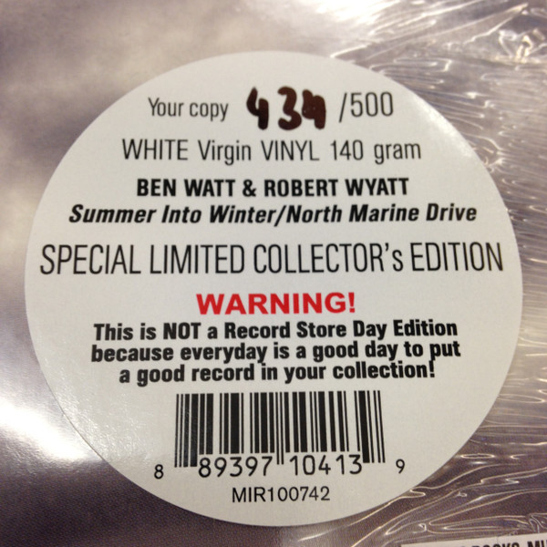 ladda ner album Ben Watt And Robert Wyatt - Summer Into Winter North Marine Drive
