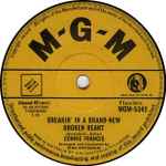 Cover of Breakin' In A Brand-New Broken Heart, 1961, Vinyl