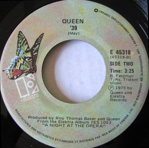 Queen – You're My Best Friend / '39 (1976, Vinyl) - Discogs