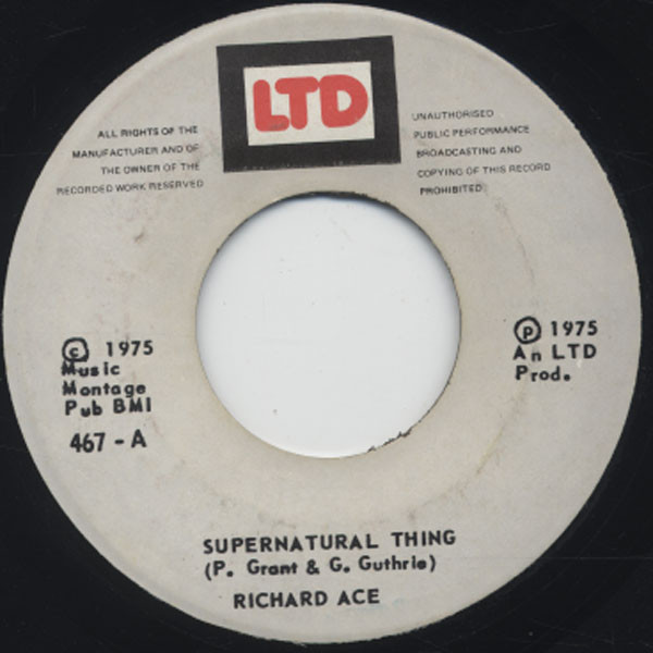 ladda ner album Richard Ace Connection - Supernatural Thing Natural Version