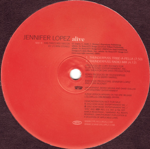 Album herunterladen Jennifer Lopez - Alive The Thunderpuss Remixes