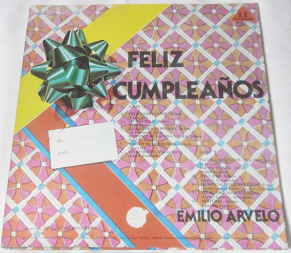 Album herunterladen Emilio Arvelo - Feliz Cumpleaños