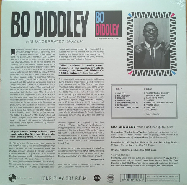 Album herunterladen Bo Diddley - Bo Diddley His Underrated 1962