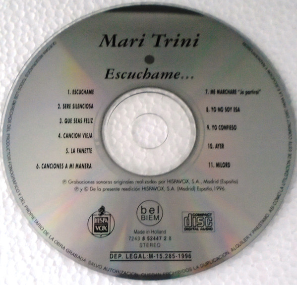 descargar álbum Mari Trini - Escuchame