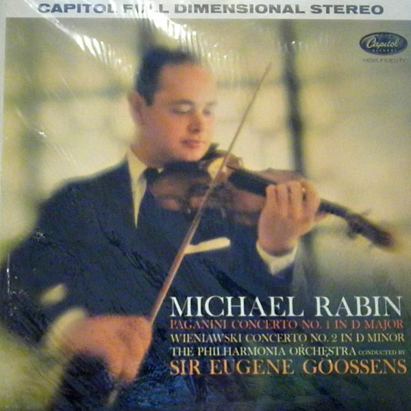 Michael Rabin, Sir Eugene Goossens, Philharmonia Orchestra