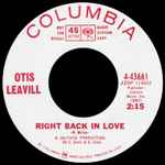 Cover of Right Back In Love / Keep On Loving, 1966-06-13, Vinyl