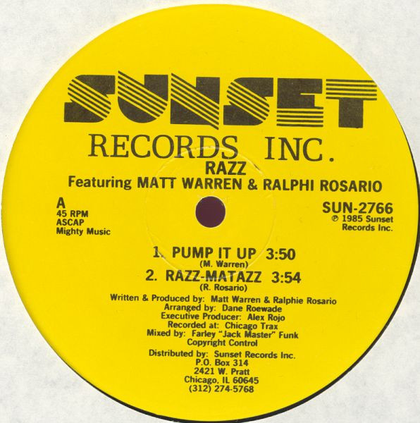 Razz Featuring Matt Warren & Ralphi Rosario – Pump It Up (1985