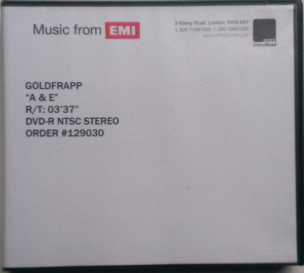 Goldfrapp – A&E (2008, Vinyl) - Discogs