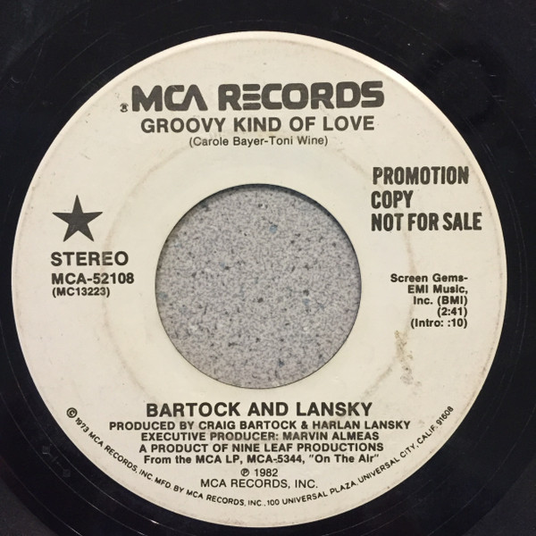 last ned album Bartock & Lansky - Groovy Kind Of Love