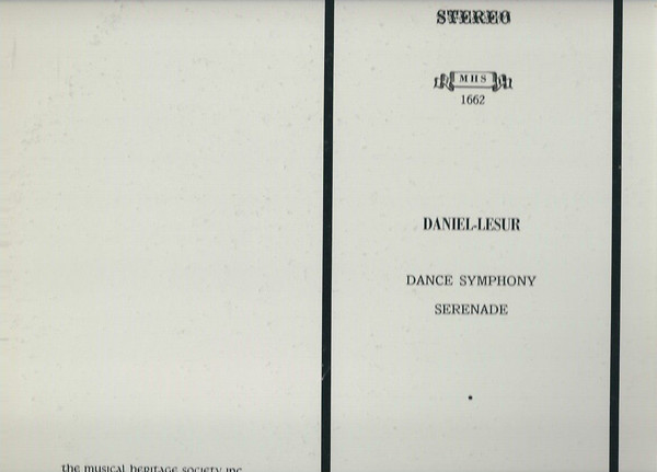 télécharger l'album JeanYves DanielLesur - Dance Symphony Serenade