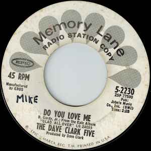 The Dave Clark Five - Do You Love Me / Because album cover