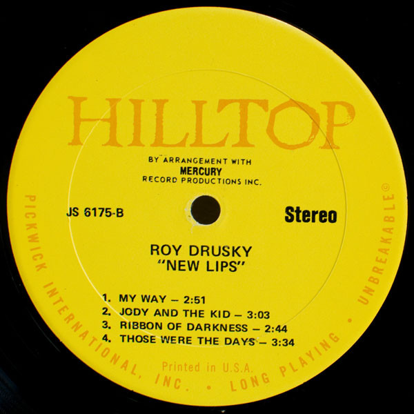 Roy Drusky - New Lips | Hilltop (JS 6175) - 4