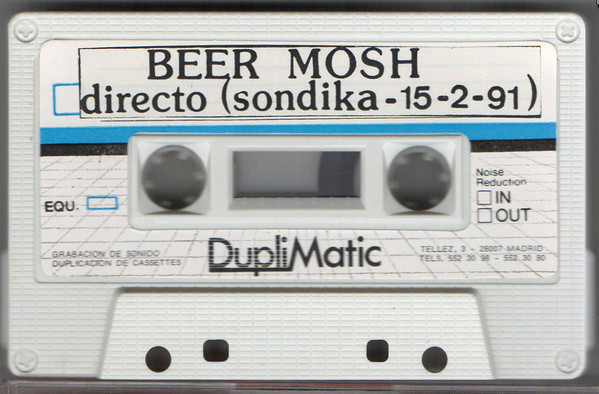 télécharger l'album Beer Mosh - Más Cerveza Directo en sondika 15 2 91