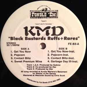 KMD - Black Bastards Ruffs+Rares album cover