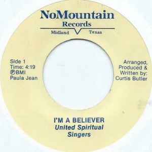 United Spiritual Singers - I'm A Believer album cover