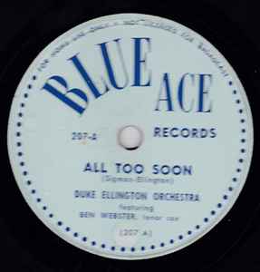 The Duke Ellington Orchestra - All Too Soon / Easy Street album cover