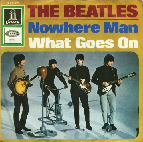 The Beatles – Nowhere Man / What Goes On (1966, Lipstick Ad, Vinyl