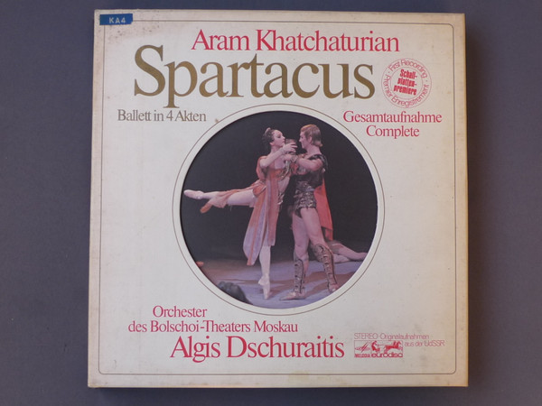 4 LP BOX COLUMBIA MELODIYA Khachaturian SPARACUS Ballet ZHURAITIS D4M-33493  EX+