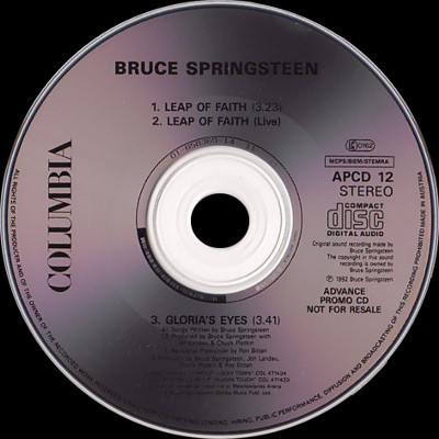 Bruce Springsteen - Leap Of Faith | Releases | Discogs