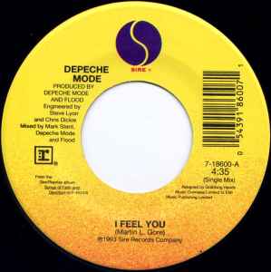 Depeche Mode - I Feel You album cover