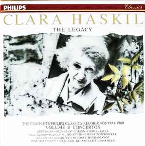 Clara Haskil - The Legacy - Volume II: Concertos album cover