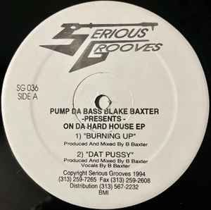 Blake Baxter - Presents- On Da Hard House Ep album cover