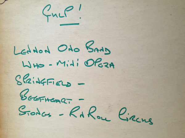 Album herunterladen John Lennon, John Lennon & Yoko Ono, Buffalo Springfield, Captain Beefheart, The Rolling Stones, The Who - Gulp