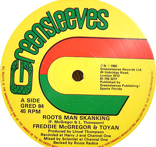 Freddie Mcgregor And Toyan Roots Radics Roots Man Skanking Roots Man Dubbing 1982 Vinyl 