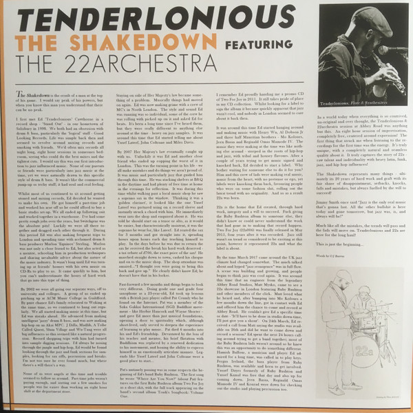 télécharger l'album Tenderlonious featuring The 22archestra - The Shakedown