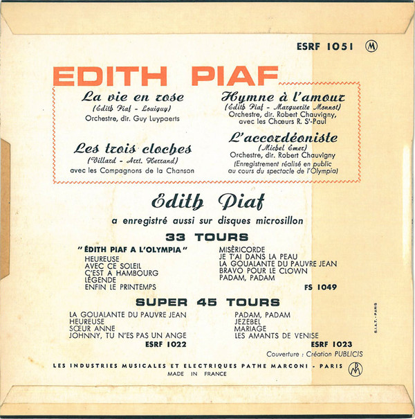 Album herunterladen Edith Piaf - La Vie En Rose