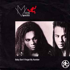 Milli Vanilli - Baby Don't Forget My Number album cover
