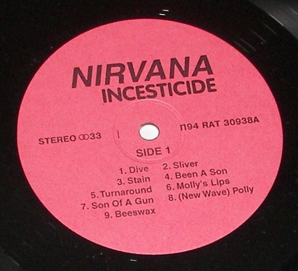 Nirvana – Incesticide (1994, Vinyl) - Discogs