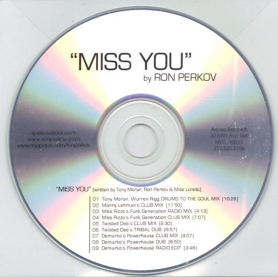 Album herunterladen Ron Perkov - Miss You