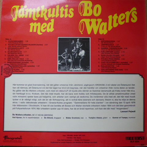 lataa albumi Bo Walters Orkester - Jämtkultis Med Bo Walters