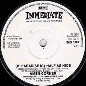 Amen Corner - (If Paradise Is) Half As Nice album cover