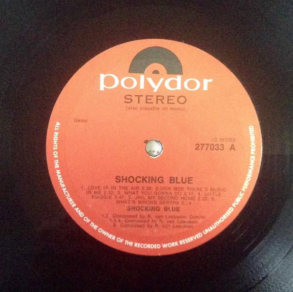 ladda ner album Shocking Blue - The First Hits Of Shocking Blue