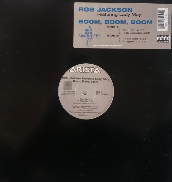 Rob Jackson Featuring Lady May – Boom, Boom, Boom (2002, Vinyl