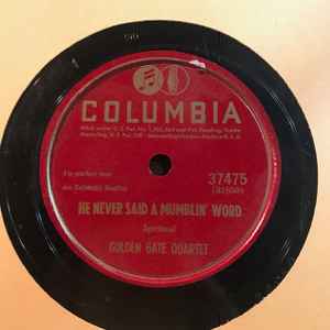 The Golden Gate Quartet - He Never Said A Mumblin' Word / Didn't It Rain album cover