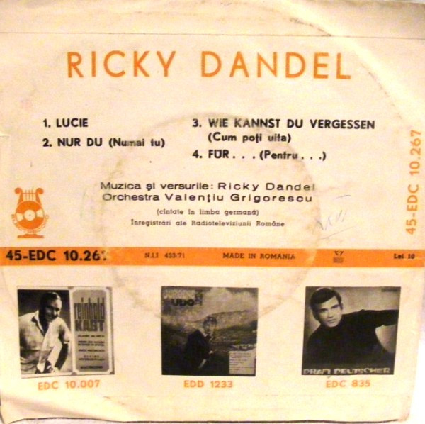 lataa albumi Ricky Dandel - Lucie Nur Du Wie Kannst Du Vergessen Für
