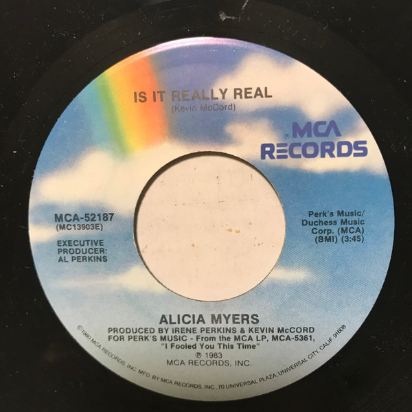 Alicia Myers – Is It Really Real / I Fooled You This Time (1983 