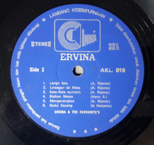 Album herunterladen Ervinna, The Favourites - Ervina The Favourites