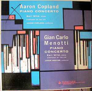 Aaron Copland - Piano Concerto album cover