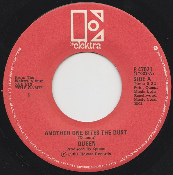 Hindre skilsmisse type Queen – Another One Bites The Dust (1980, Vinyl) - Discogs