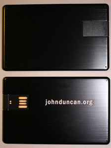 John Duncan - Black Card album cover